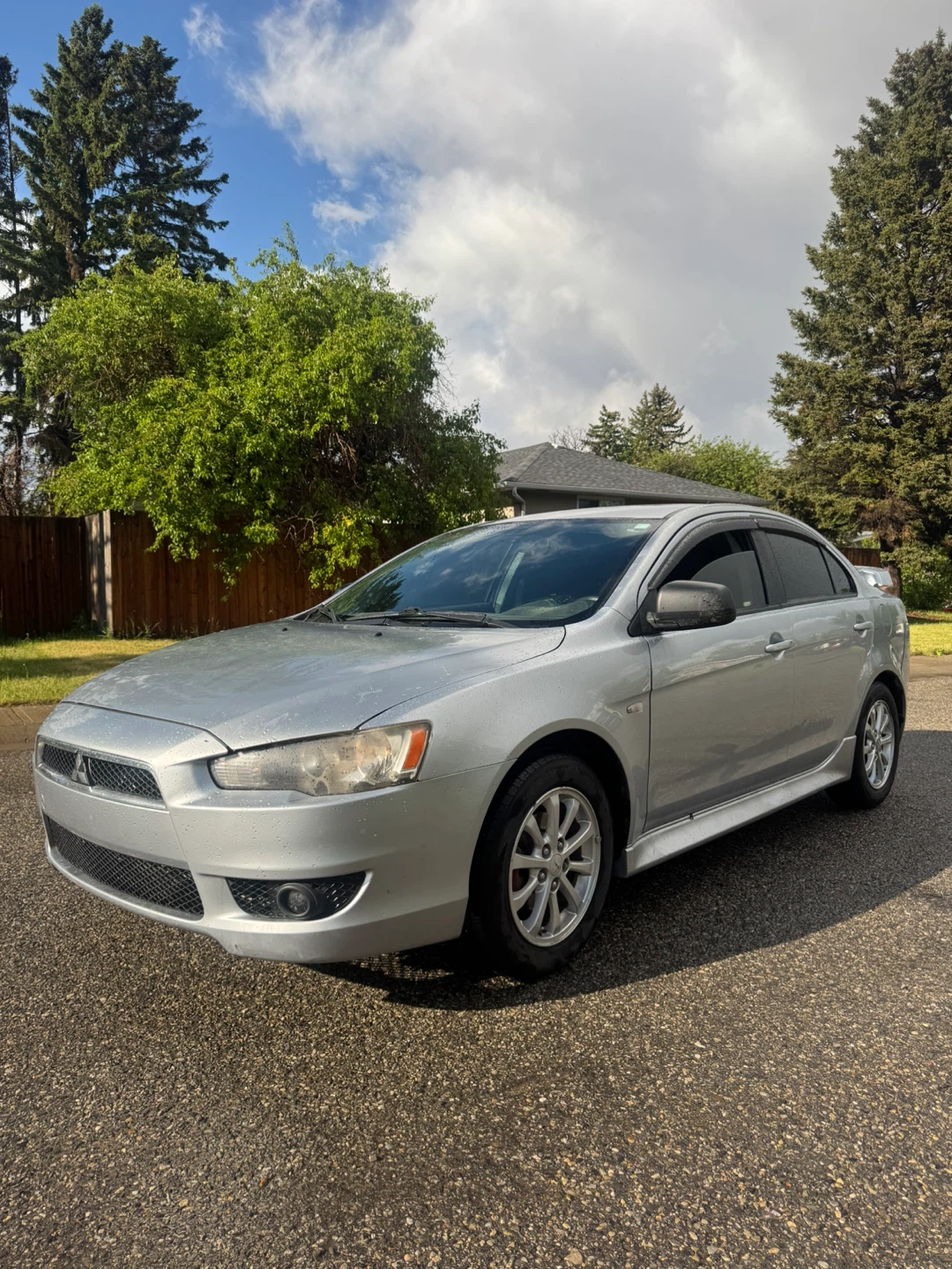 2011 Silver Mitsubishi Lancer