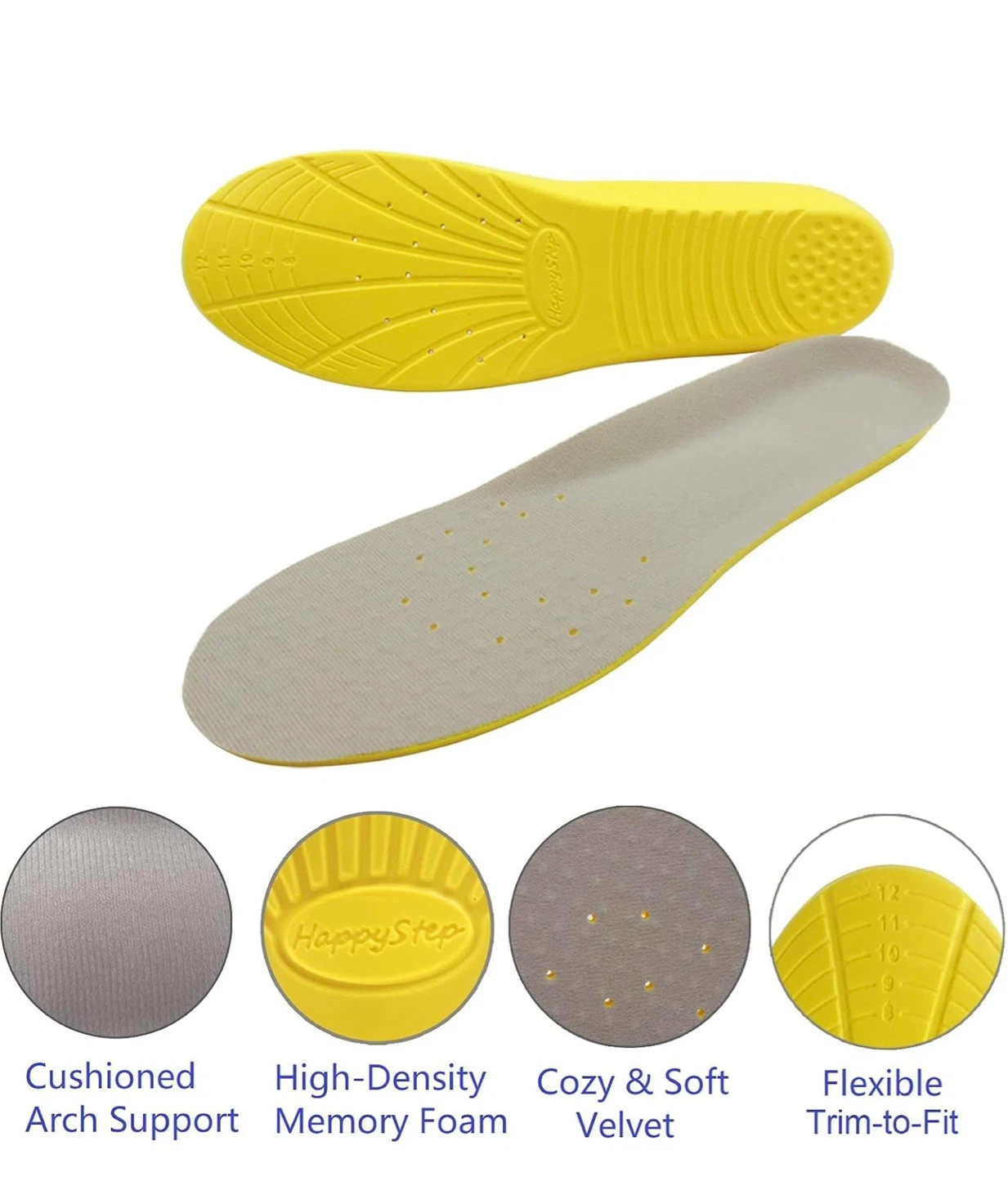 Happystep Memory Foam Insoles - photo 4
