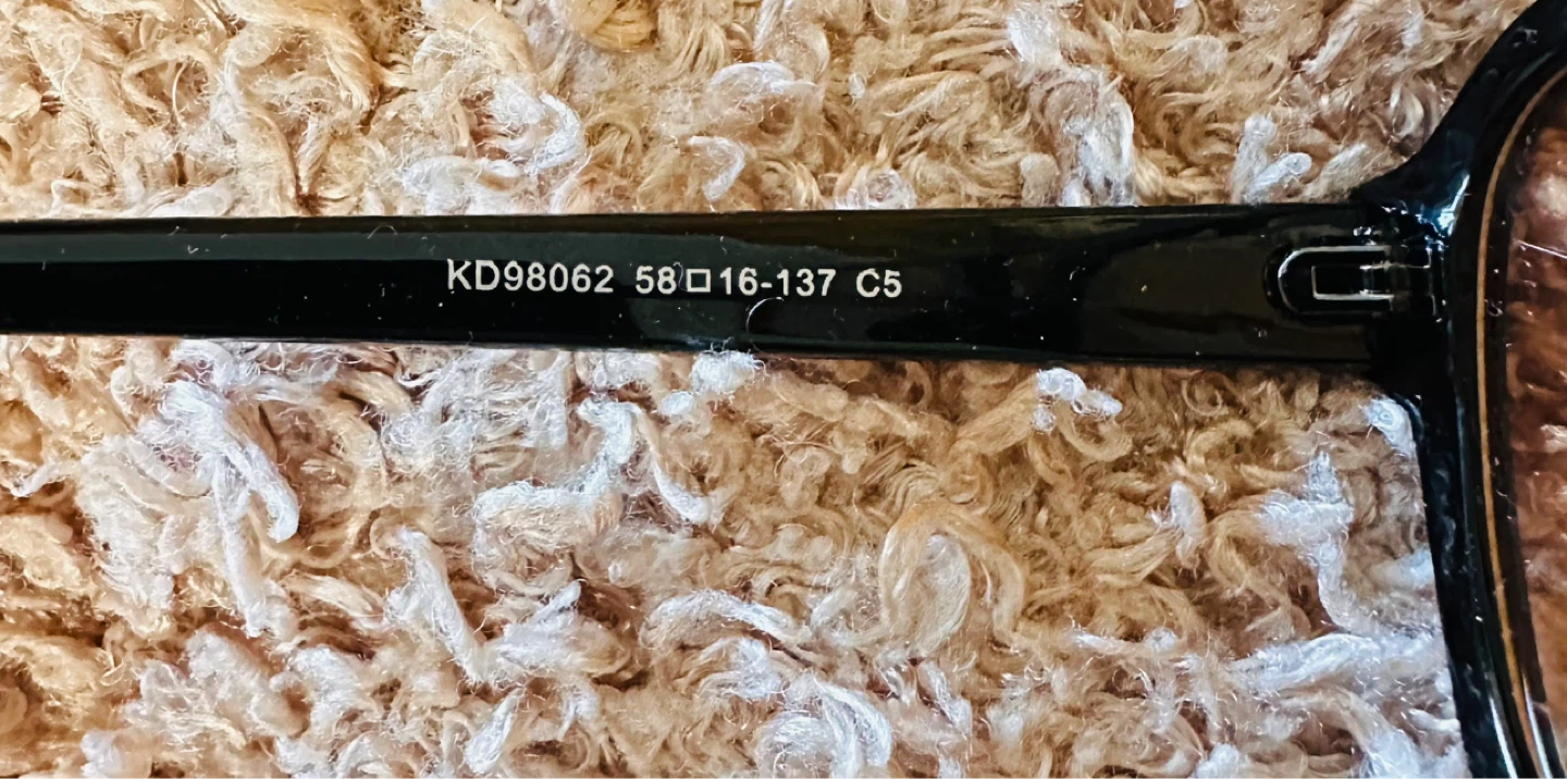 Black Aviator Style Glasses KD98062 - photo 4