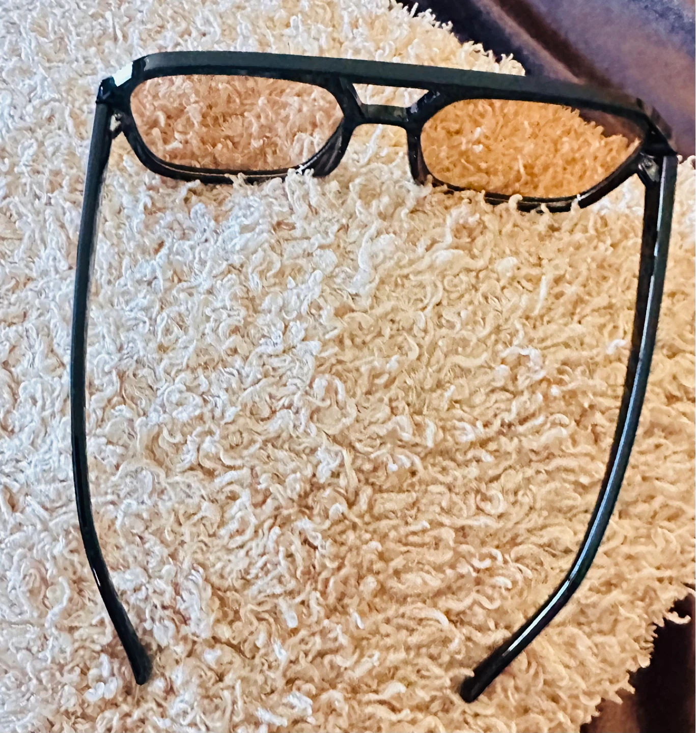 Black Aviator Style Glasses KD98062 - photo 2