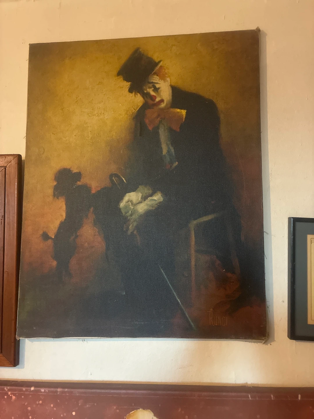 Sad Clown Painting