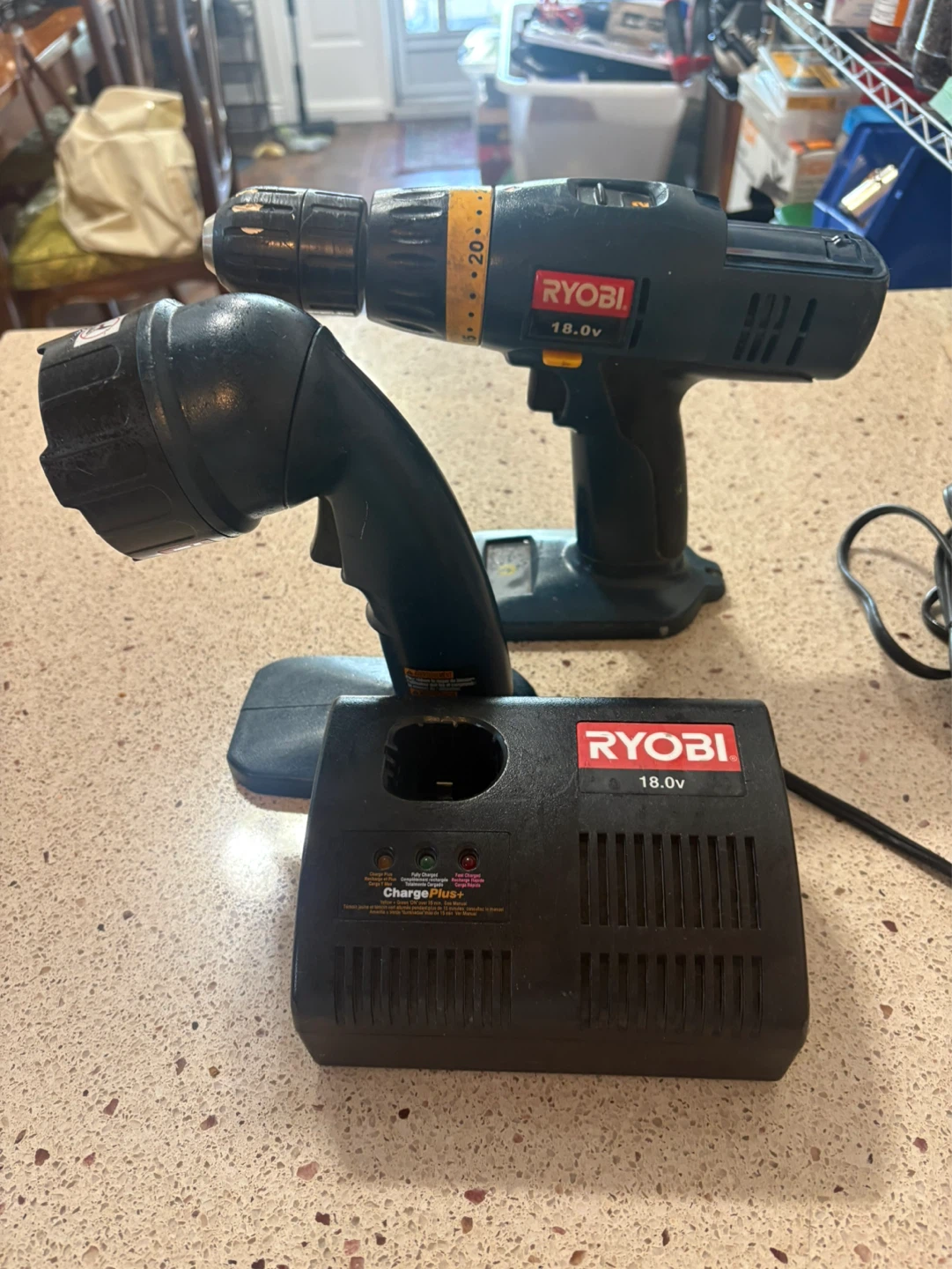 Ryobi 18V Cordless Drill Combo with Charger