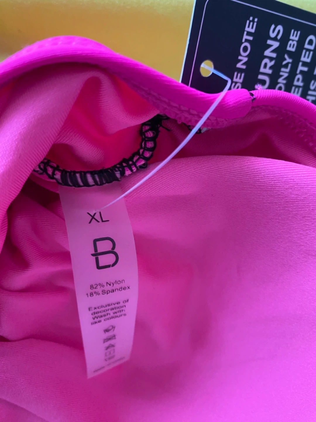 Blooming Jelly Pink and Black Swimdress XL - photo 4