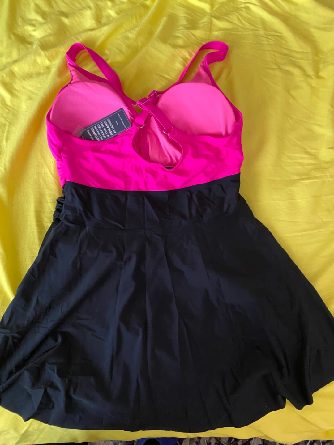 Blooming Jelly Pink and Black Swimdress XL - photo 2