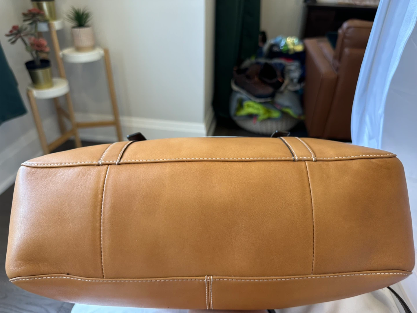 Vintage Coach Chelsea Leather F14015 Tan Leather - photo 3