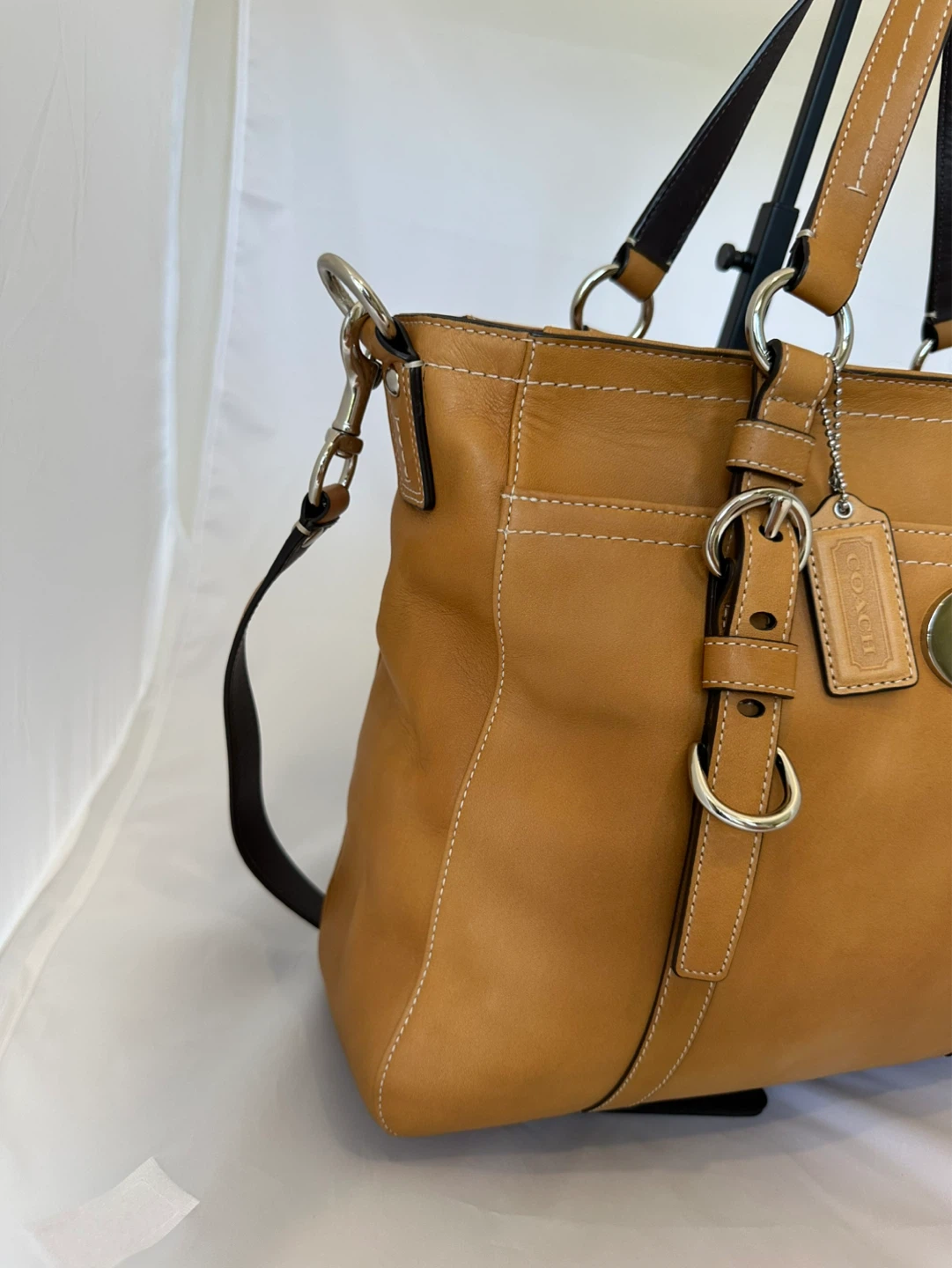 Vintage Coach Chelsea Leather F14015 Tan Leather - photo 5