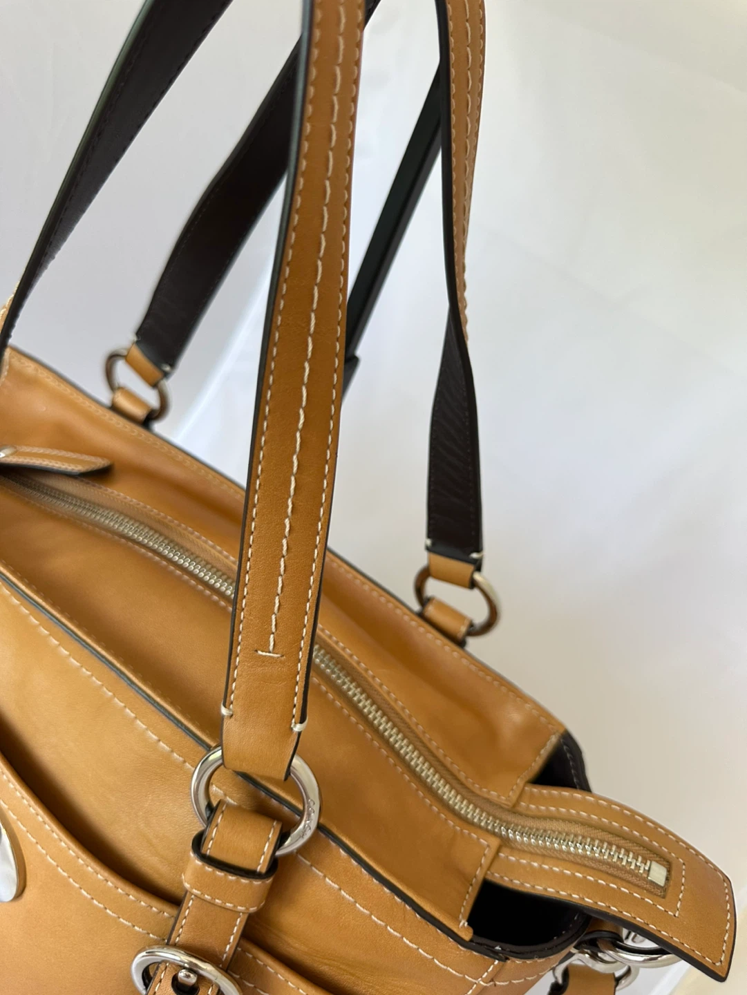 Vintage Coach Chelsea Leather F14015 Tan Leather - photo 2
