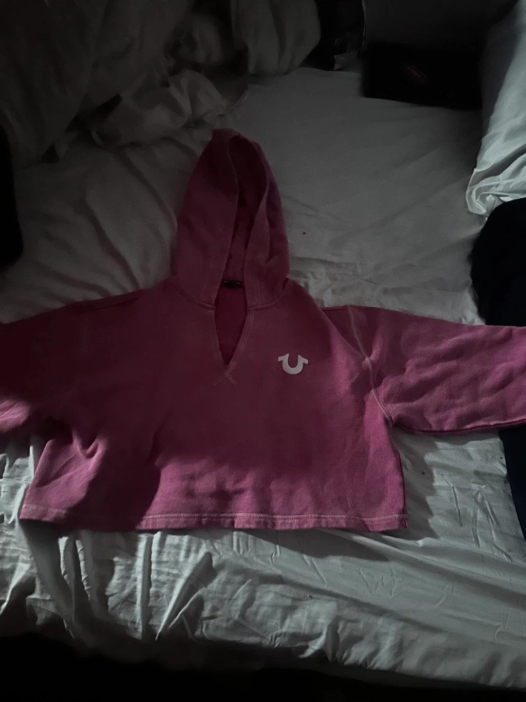 True Religion Pink Hoodie and Sweatpants Set