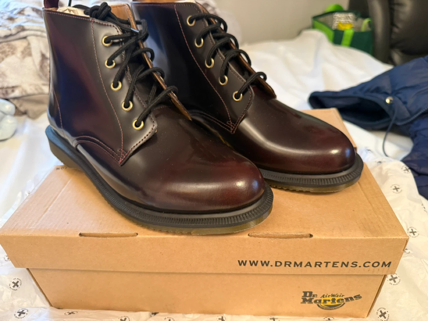 Dr. Martens Emmeline Arcadia Cherry Red Boots - photo 2