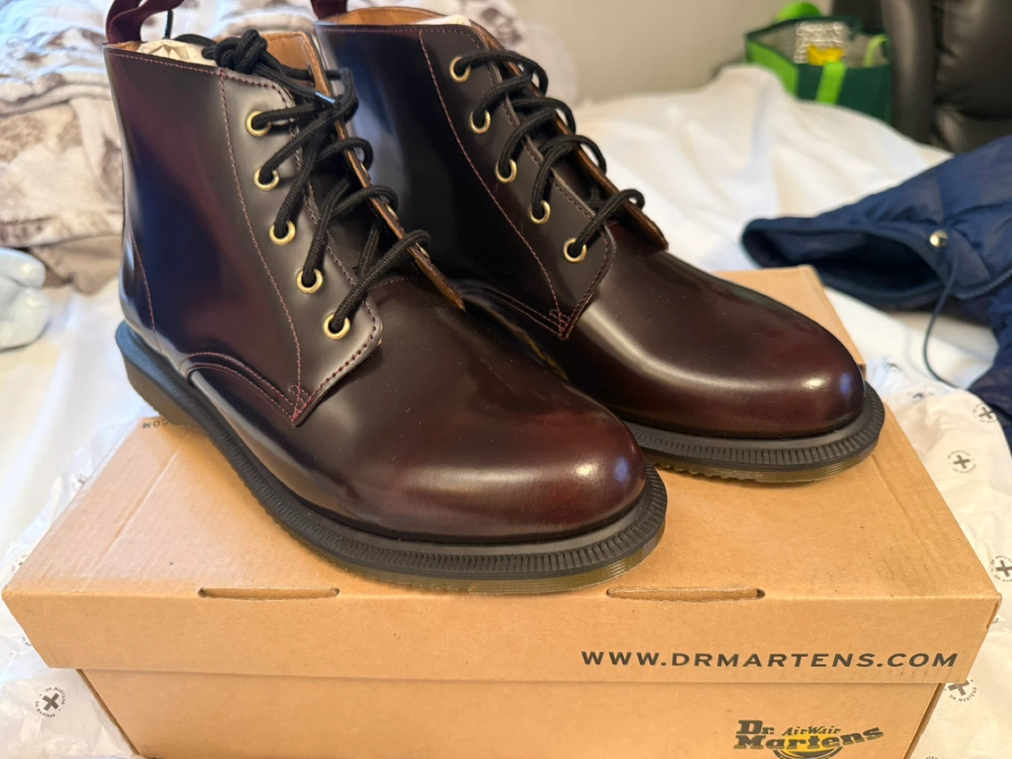 Dr. Martens Emmeline Arcadia Cherry Red Boots - photo 3