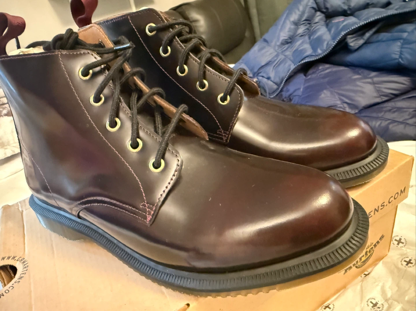 Dr. Martens Emmeline Arcadia Cherry Red Boots - photo 4