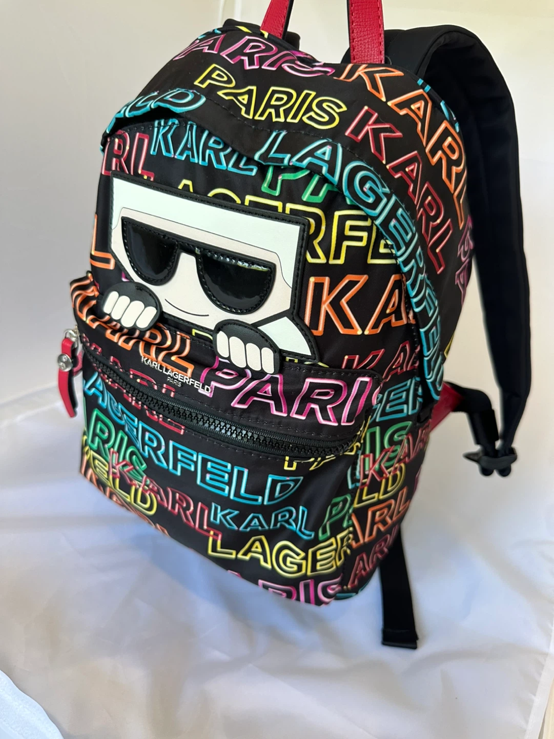 Karl Lagerfeld Paris K/Ikonik Neon Logo Backpack - photo 2