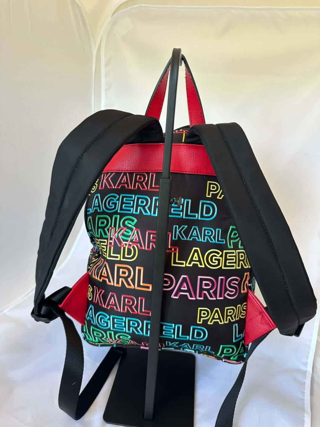 Karl Lagerfeld Paris K/Ikonik Neon Logo Backpack - photo 4