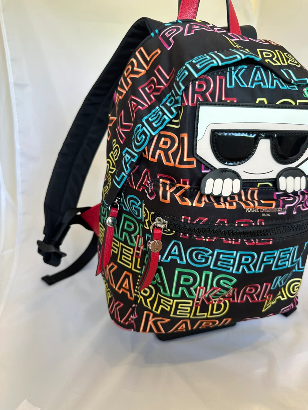 Karl Lagerfeld Paris K/Ikonik Neon Logo Backpack - photo 3