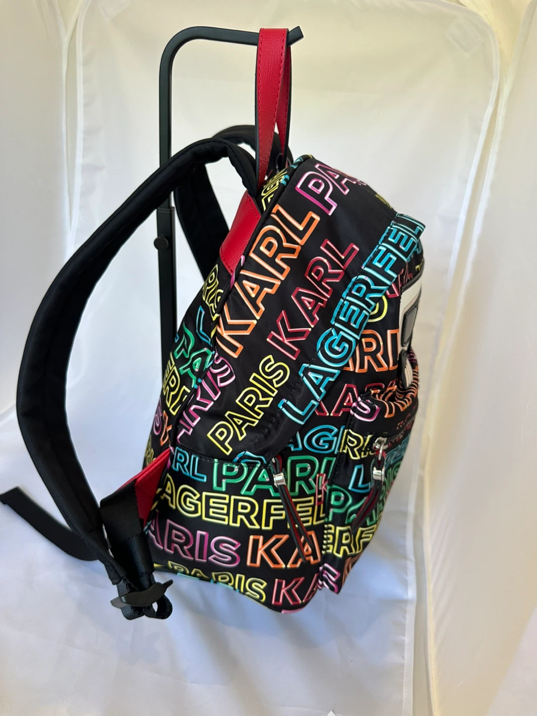 Karl Lagerfeld Paris K/Ikonik Neon Logo Backpack - photo 5