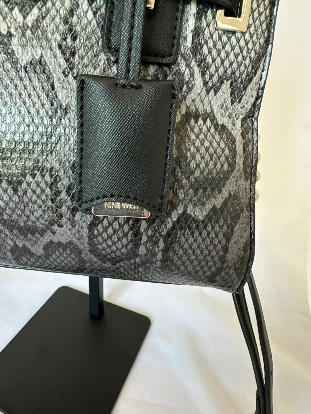 Nine West Snake Satchel Tote Purse - photo 5
