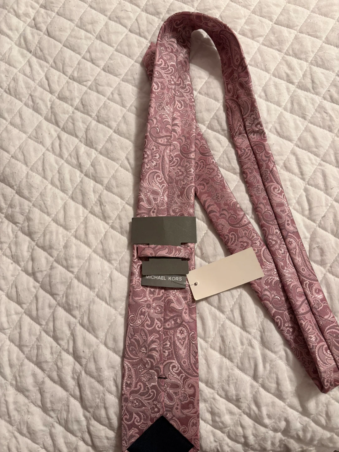 Michael Kors Pink Paisley Silk Tie - photo 2