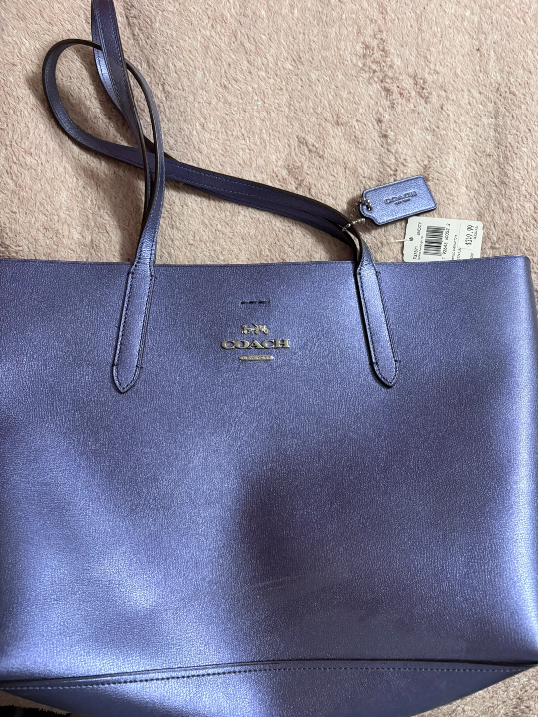 Coach Tote Bag - Purple