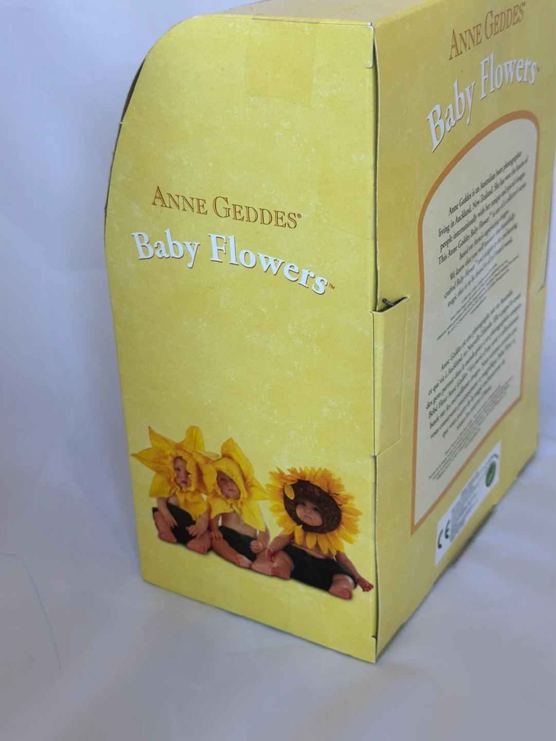 Anne Geddes Baby Flowers Sunflower Doll 2006 Collection NIB Rare - photo 5