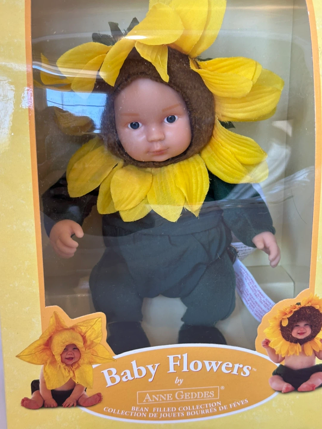 Anne Geddes Baby Flowers Sunflower Doll 2006 Collection NIB Rare - photo 2