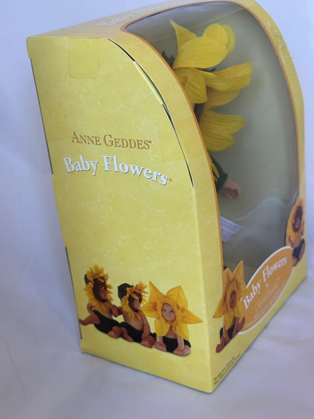 Anne Geddes Baby Flowers Sunflower Doll 2006 Collection NIB Rare - photo 3