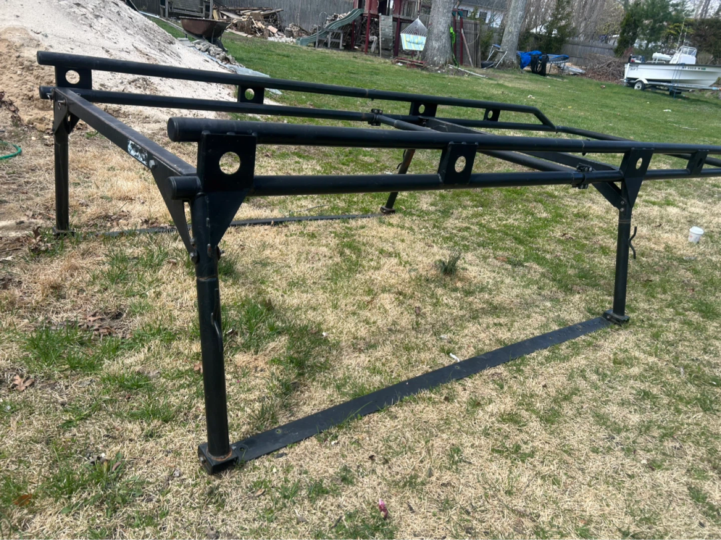 Black Steel Truck Bed Rack