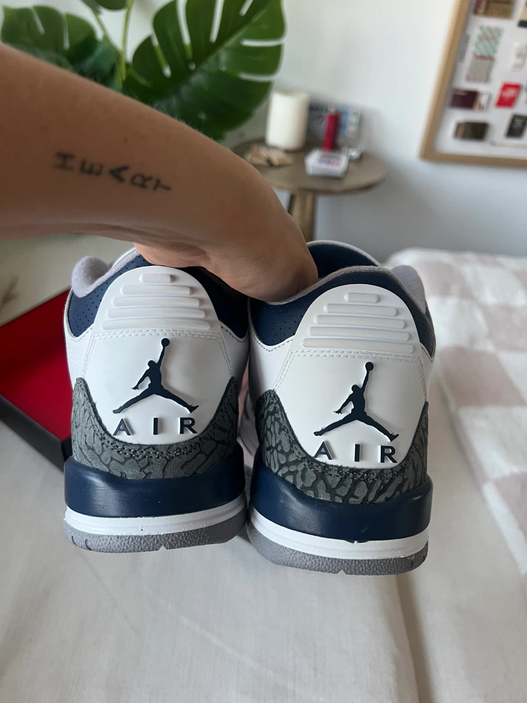 Air Jordan 3 Retro (midnight navy) 6.5Y/7.5W - photo 2