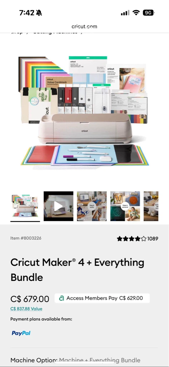 Cricut Maker 4 + Everything Bundle