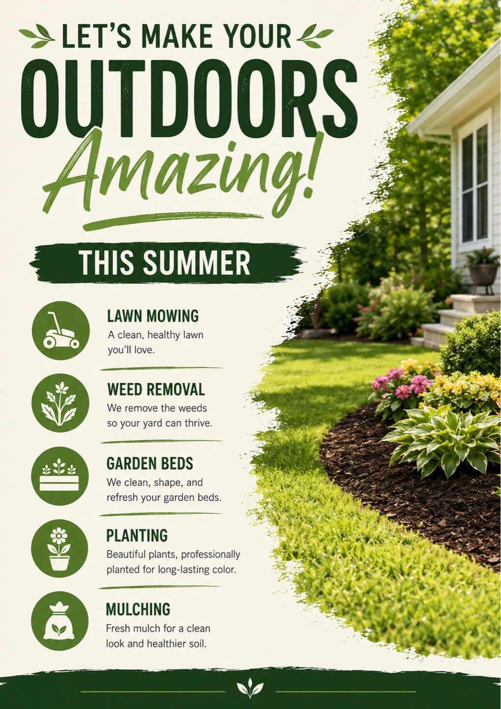 Outdoor Services for a Summer Oasis