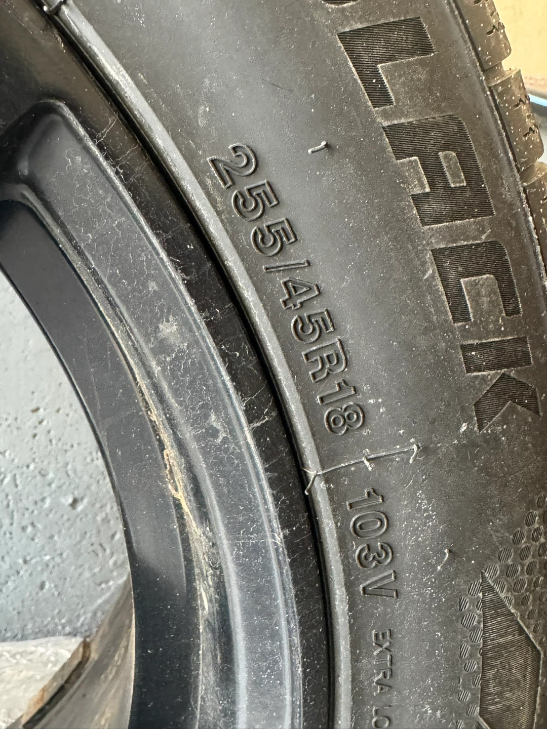 Royal Black 255/45R18 Tires (Set of 4) - photo 3