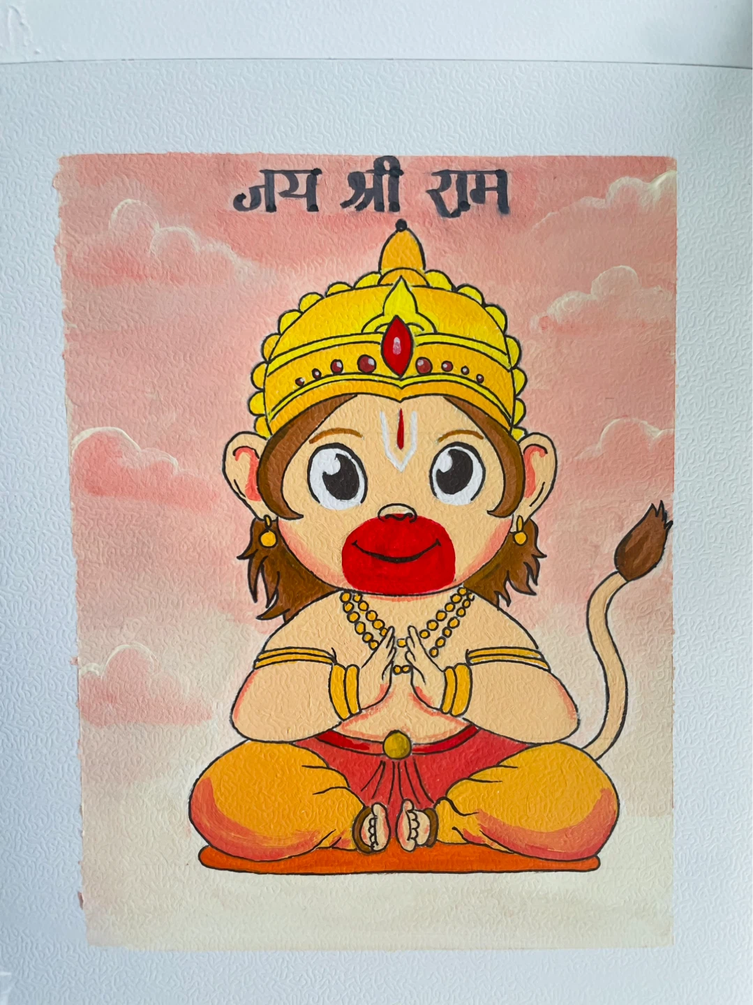 Cartoon Hanuman Painting