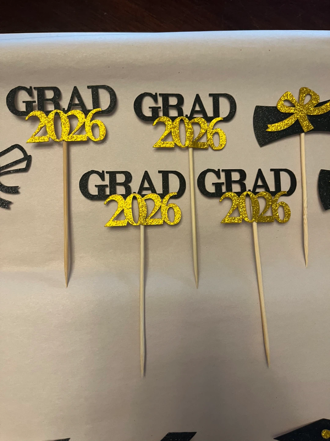 Graduation Cupcake Toppers - Class of 2026 - photo 4