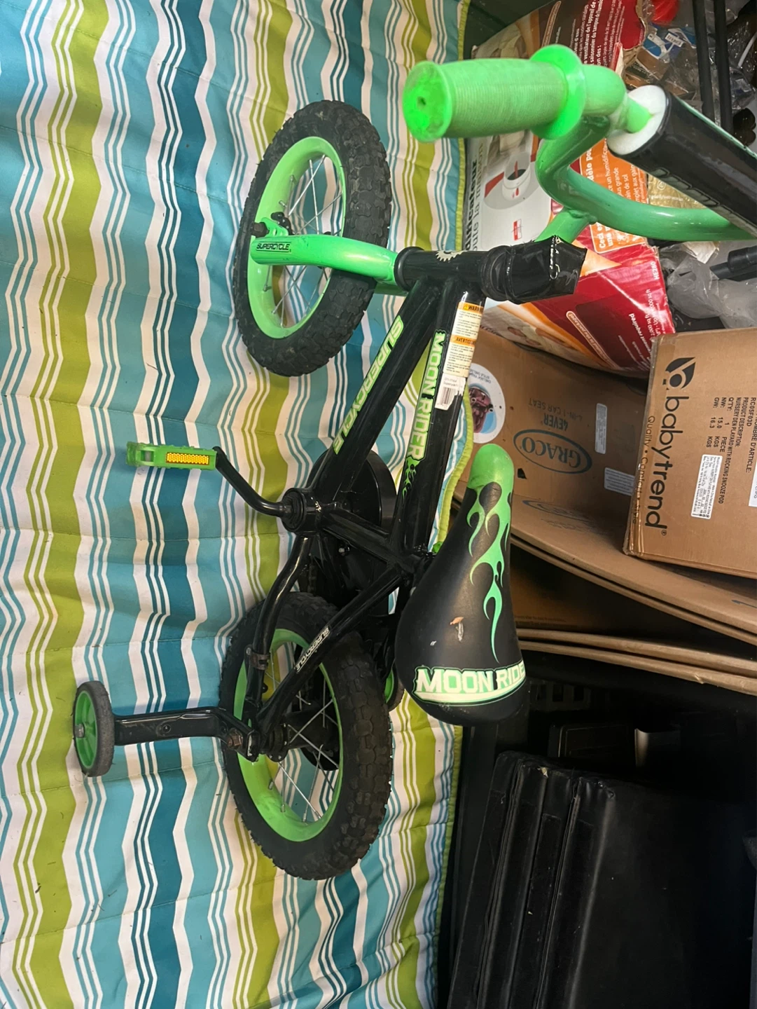 Supercycle Moon Rider Kids Bike with Paw Patrol Bell