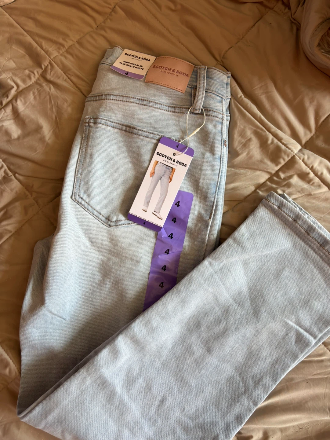 Scotch & Soda High Rise Slim Jeans Size 4