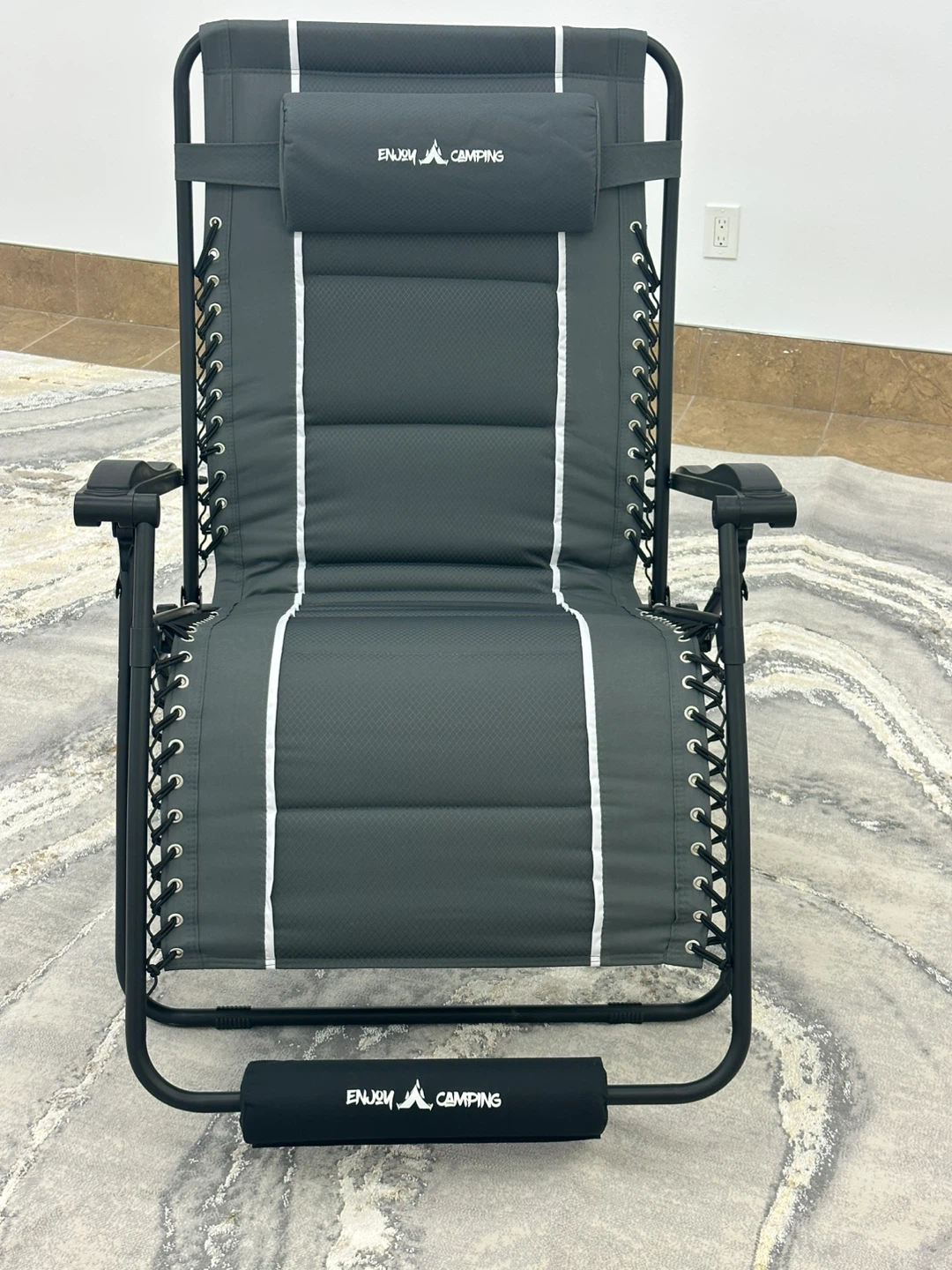 Enjoy Camping XXL Zero Gravity Chair - Dark Grey - photo 3