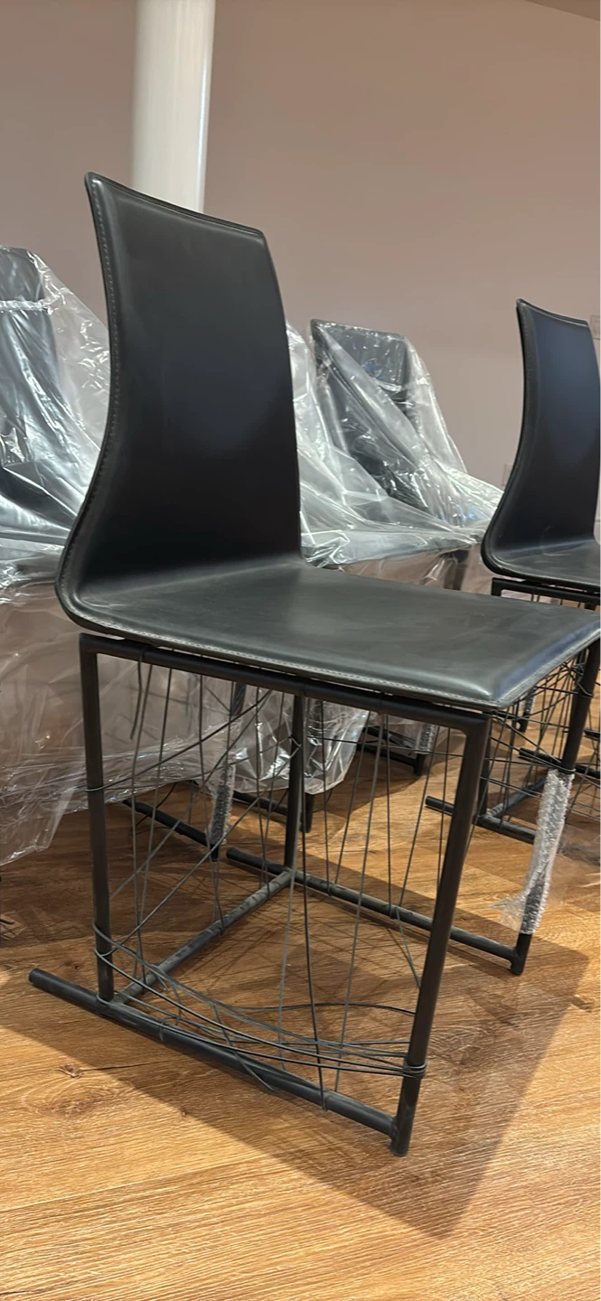 NEW Set of 5 Black Dining Chairs - photo 4