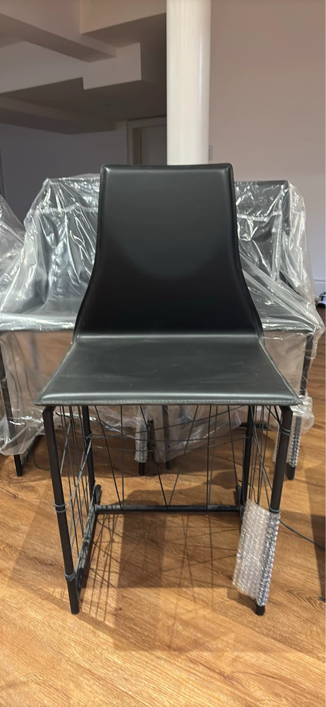 NEW Set of 5 Black Dining Chairs