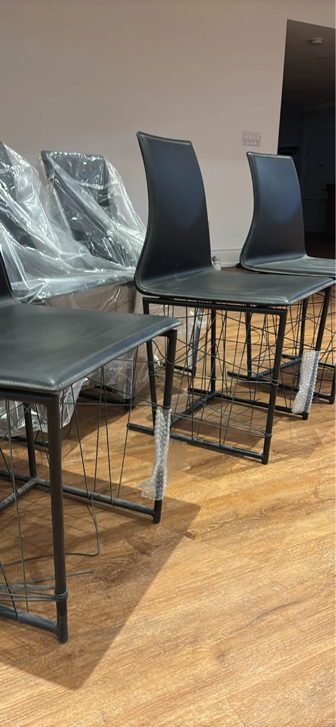 NEW Set of 5 Black Dining Chairs - photo 5
