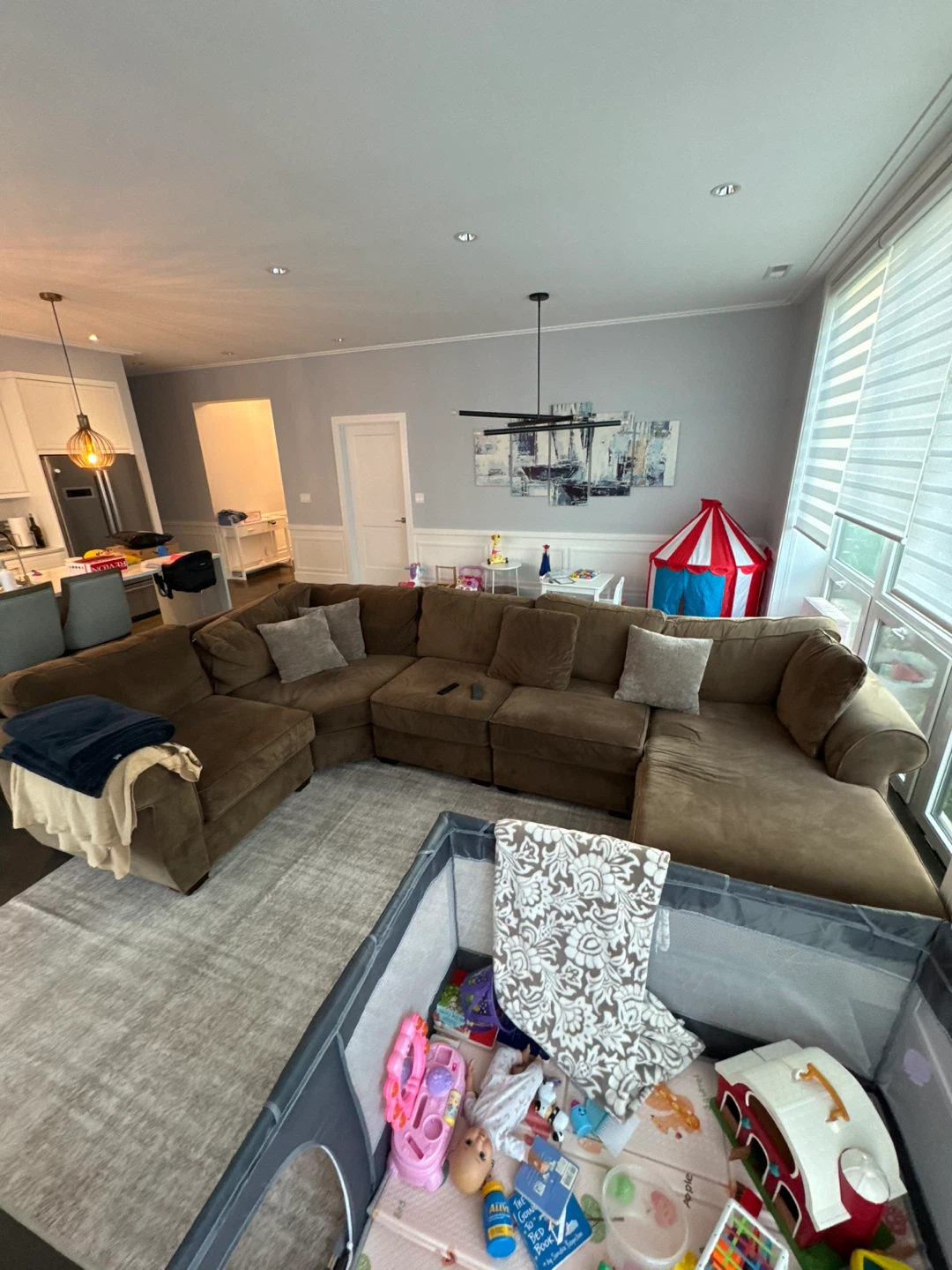 Very nice Brown Sectional Couch - photo 3
