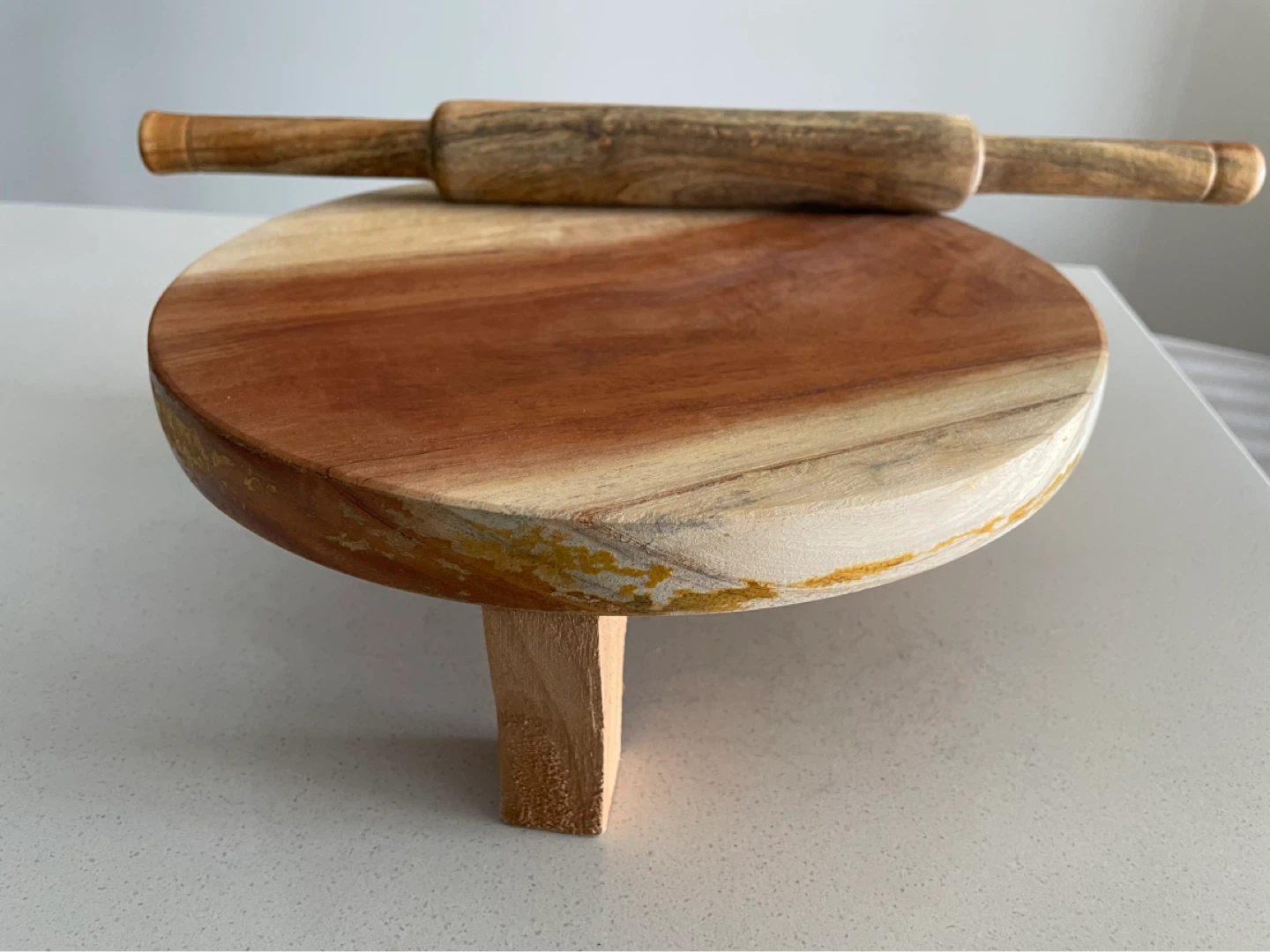 Rolling pin with board / chakla belan - photo 2