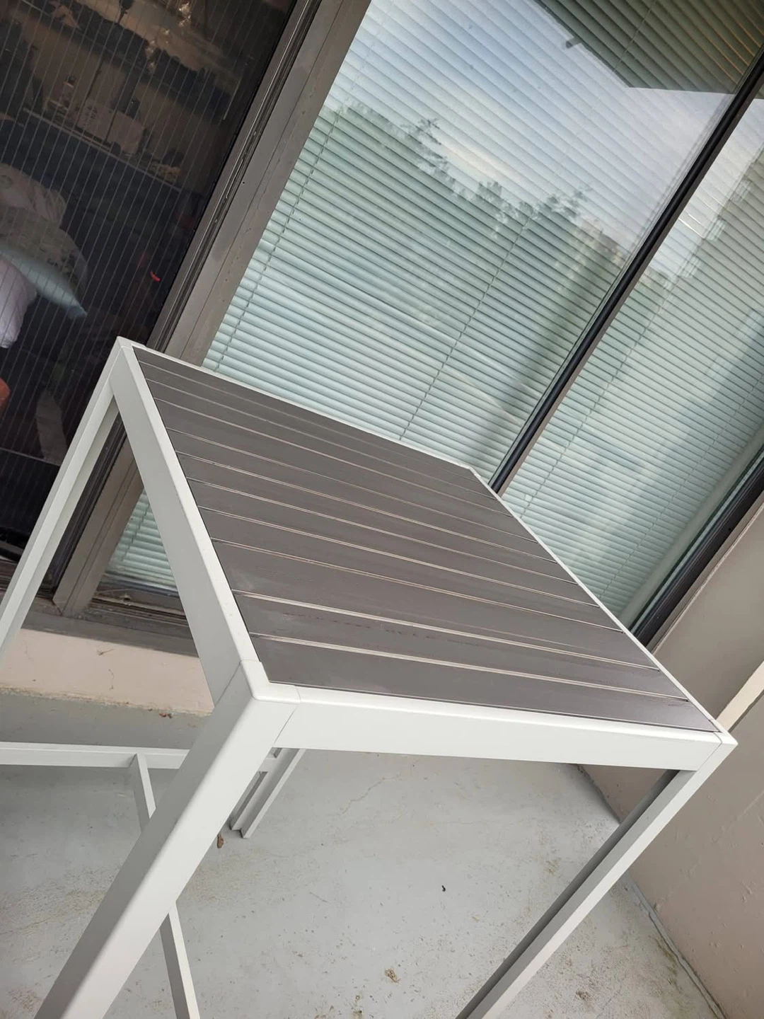 Outdoor Bar Table and Stools Set