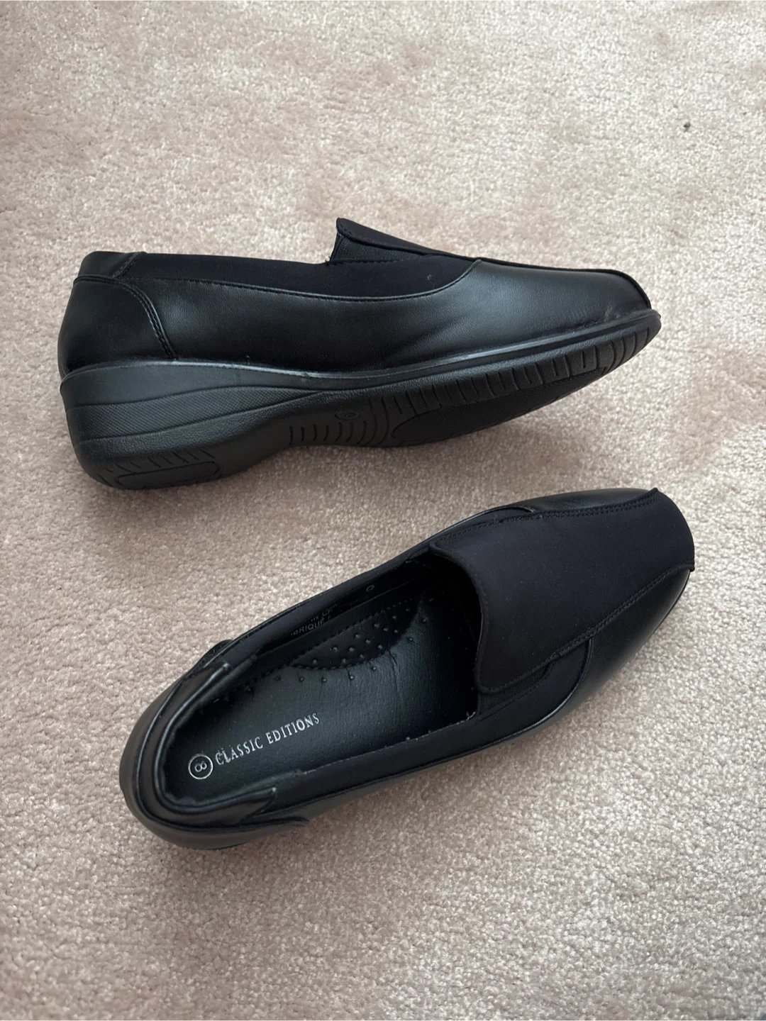 Classic Editions Women's Black Loafers