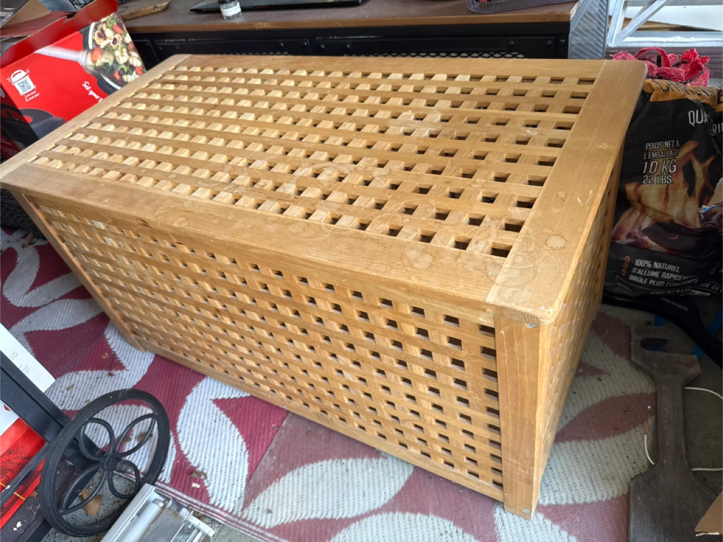 IKEA HOL storage table