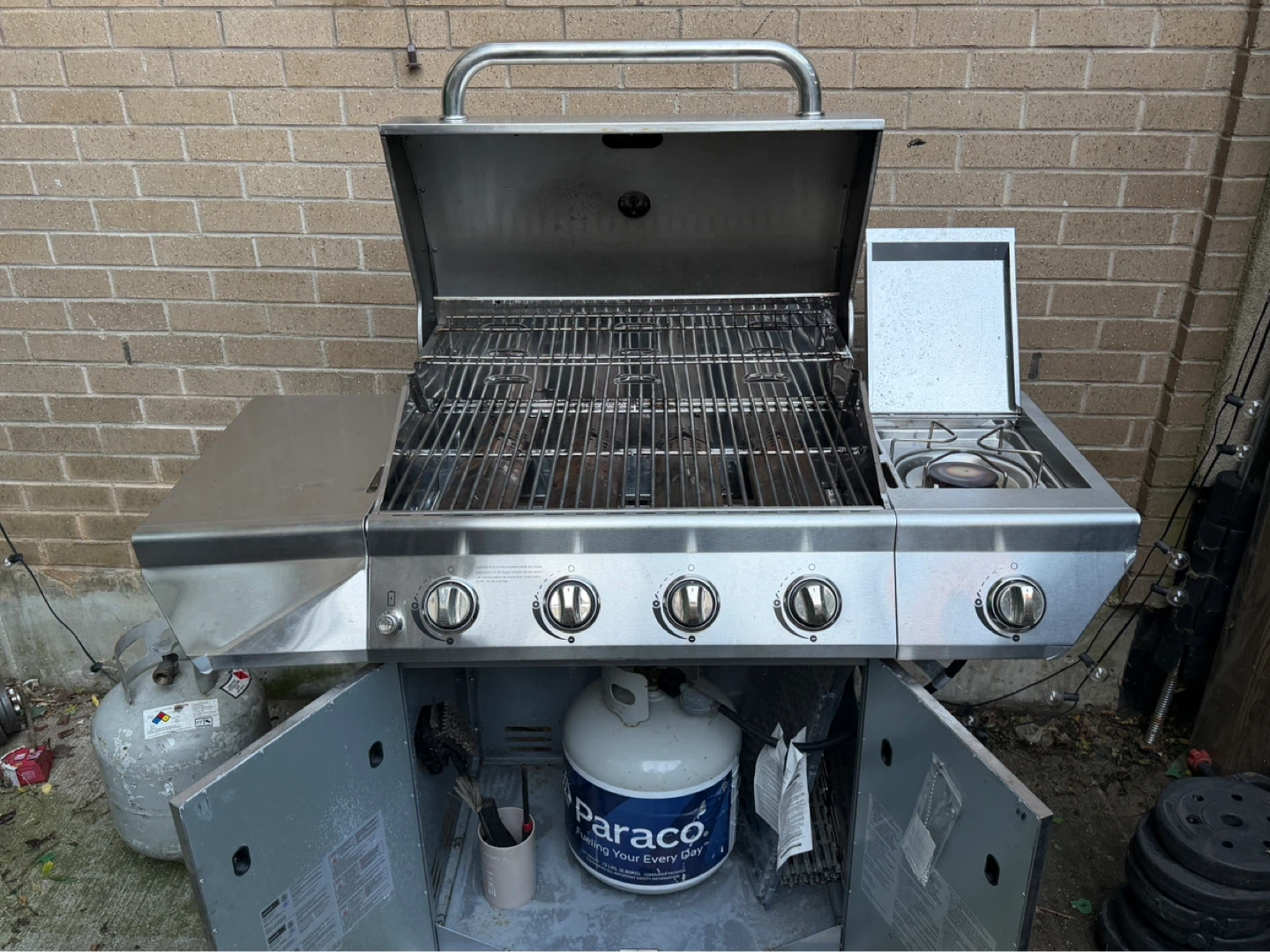 Nexgrill 4-Burner Propane Gas Grill with Side Burner - photo 4