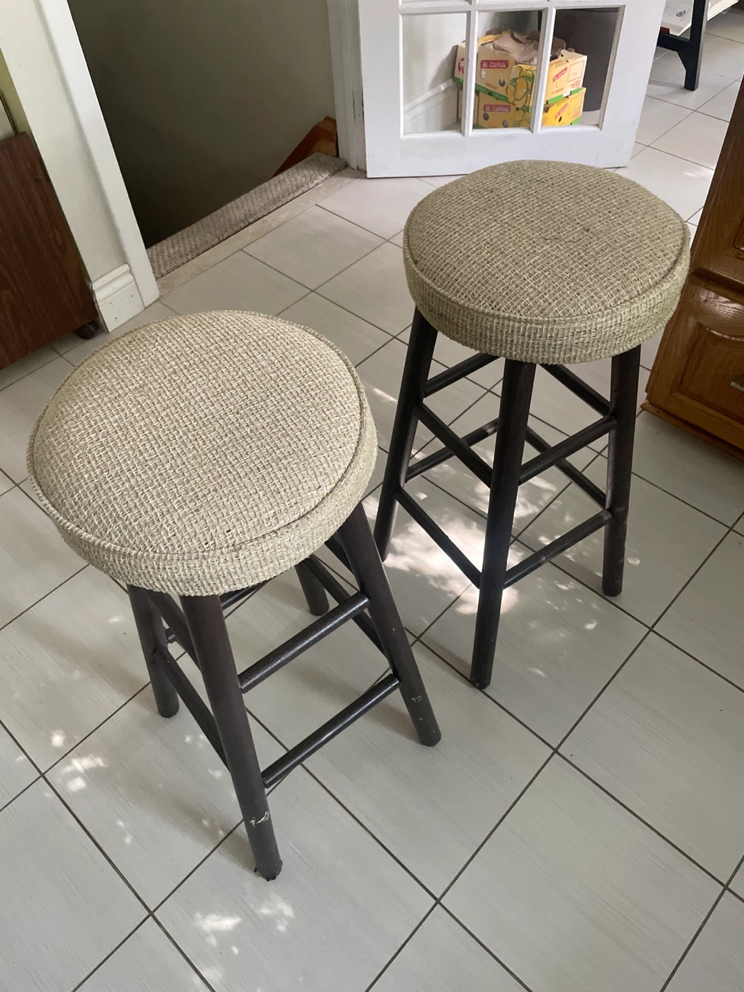 Set of 2 Bar Stools