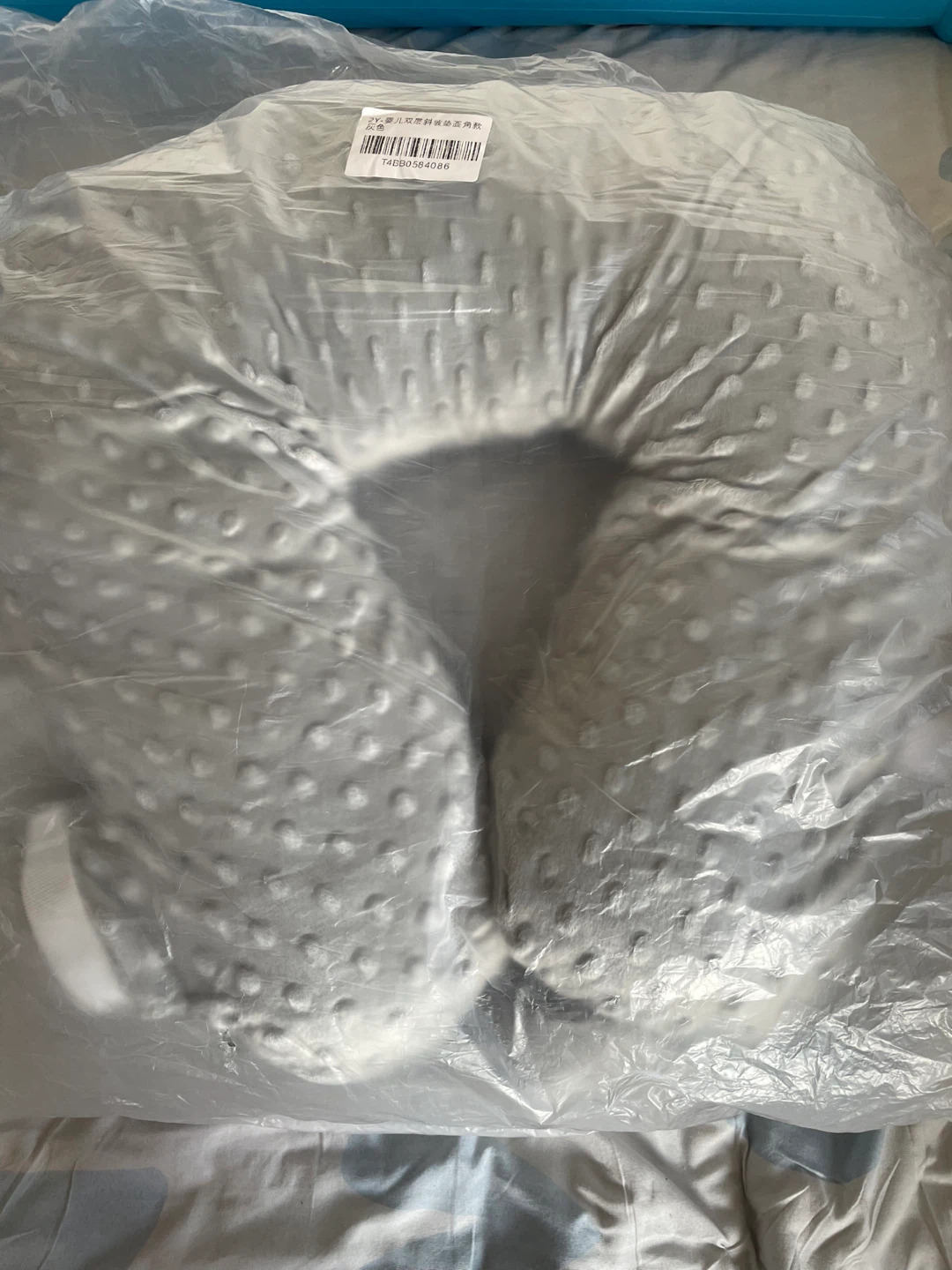 Baby Nursing Pillow Round-Double Gray