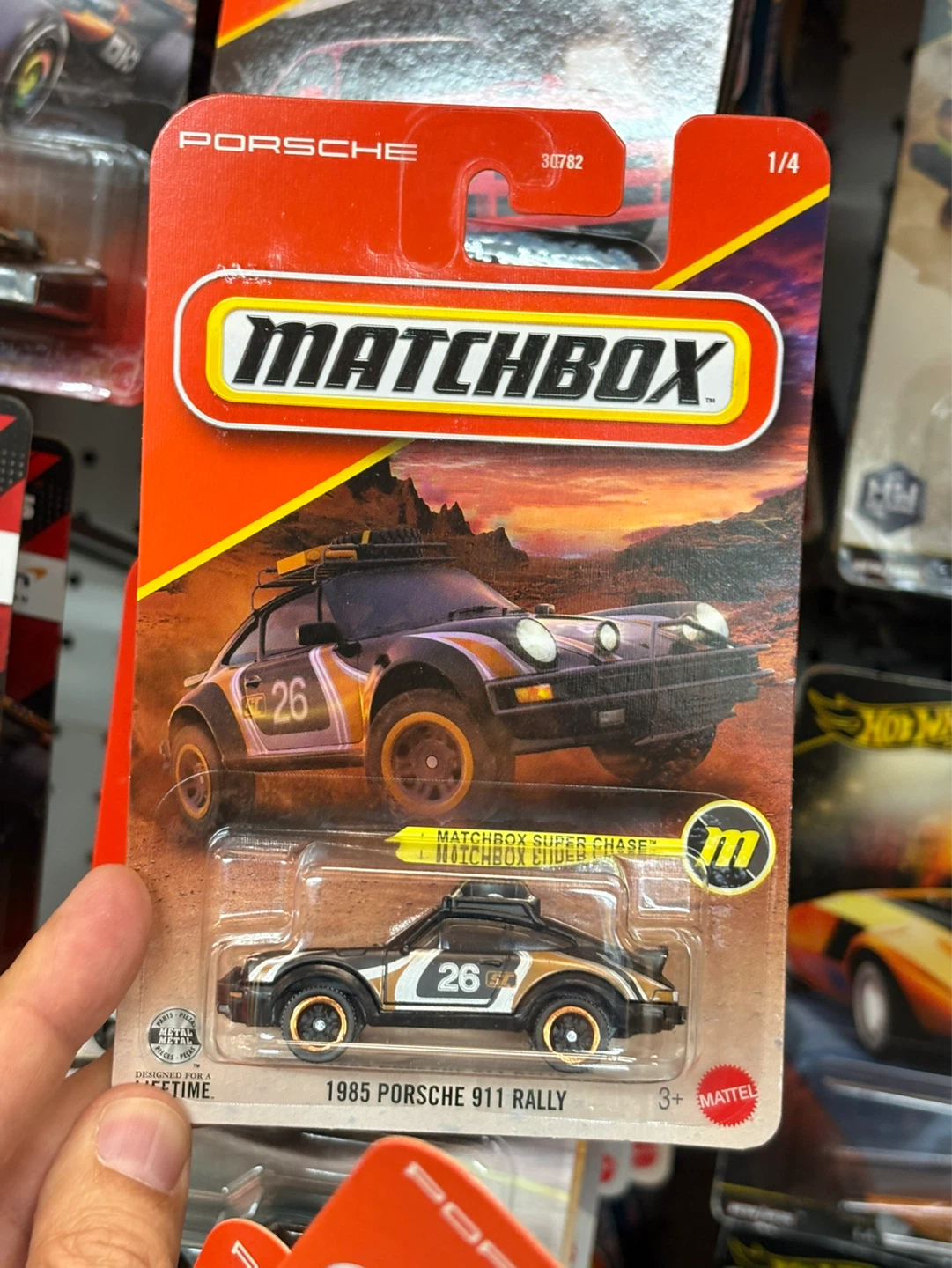 Matchbox 1985 Porsche 911 Rally Super Chase