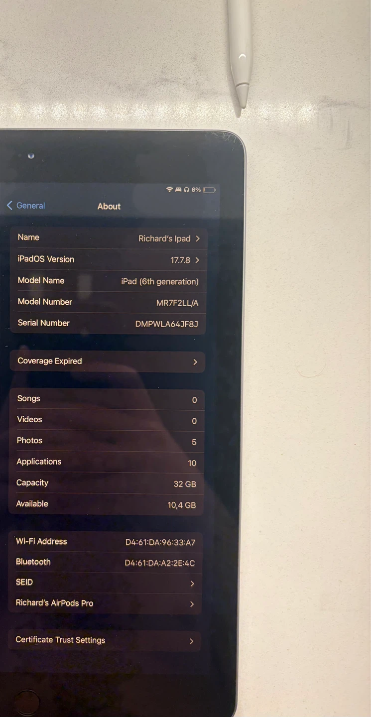 iPad 6th Gen + Apple Pencil Bundle - photo 5