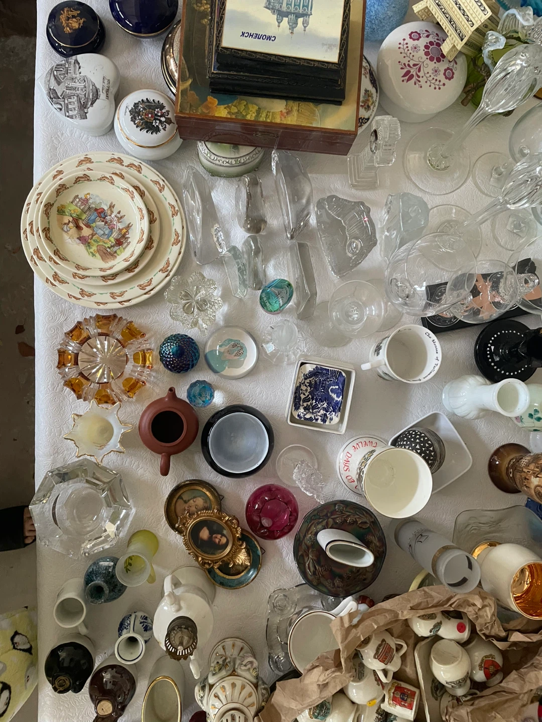 Assorted Collectible Miniatures and Glassware