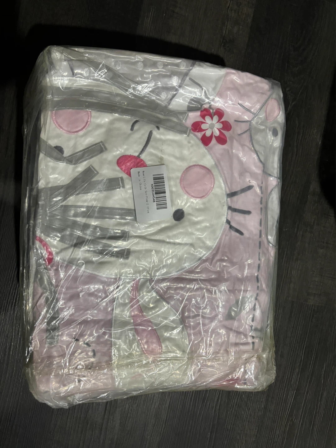 Baby Crib Bedding Set Pink